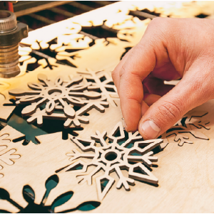 Laser-cut